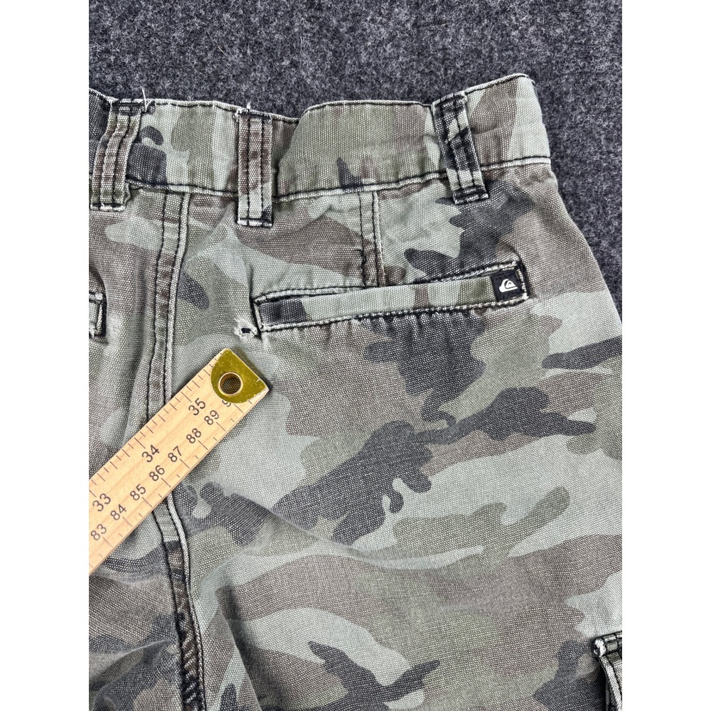 Quiksilver Boys Camo Cargo Shorts‎ Green Size 24 40AS5045-99 - Picture 4 of 10